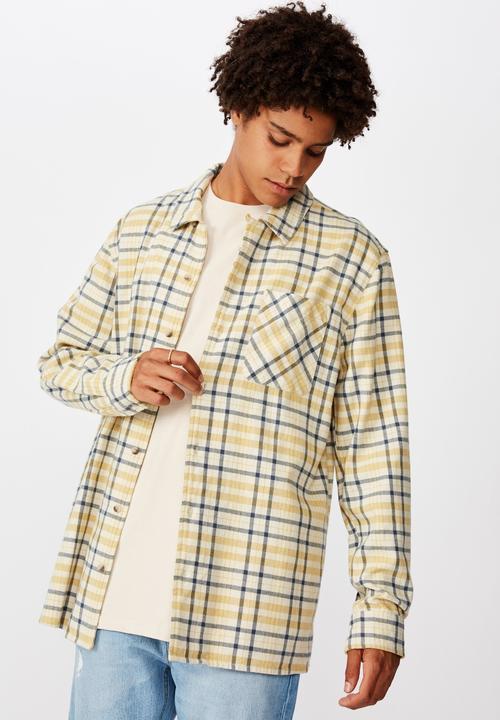 Factorie - Flanno shirt - mustard midnight