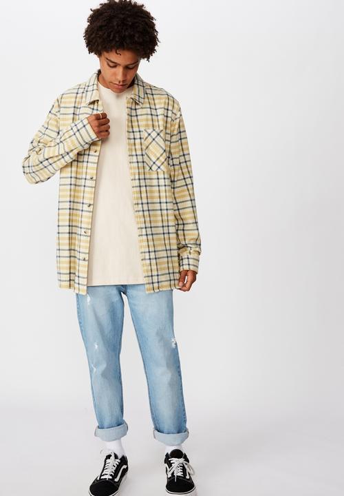 Factorie - Flanno shirt - mustard midnight
