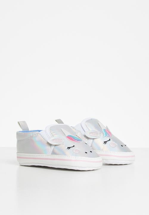 Pop Candy - Unicorn slip-on sneaker - silver