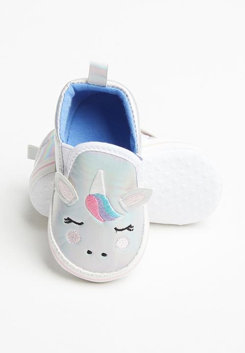 Pop Candy - Unicorn slip-on sneaker - silver