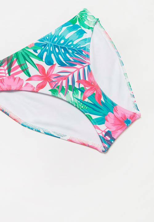 Rebel Republic - Tropical floral print bikini - multi
