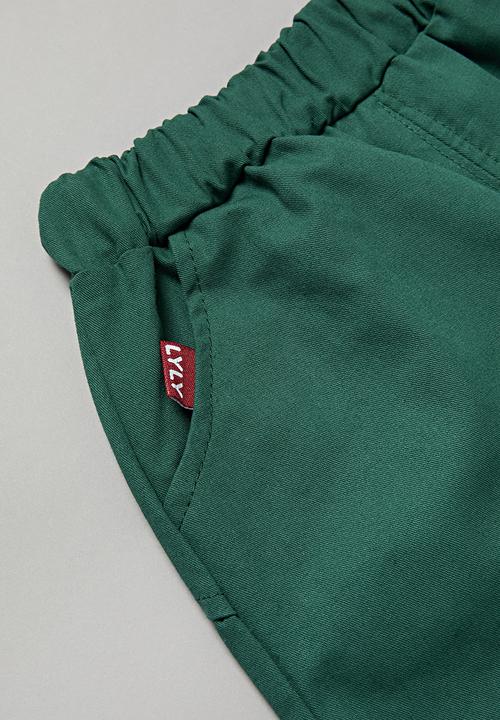 Pop Candy - Boys shirt & pants set - white & green