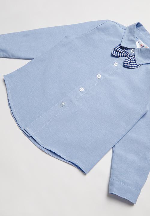 Pop Candy - Boys shirt & pants set - blue & navy