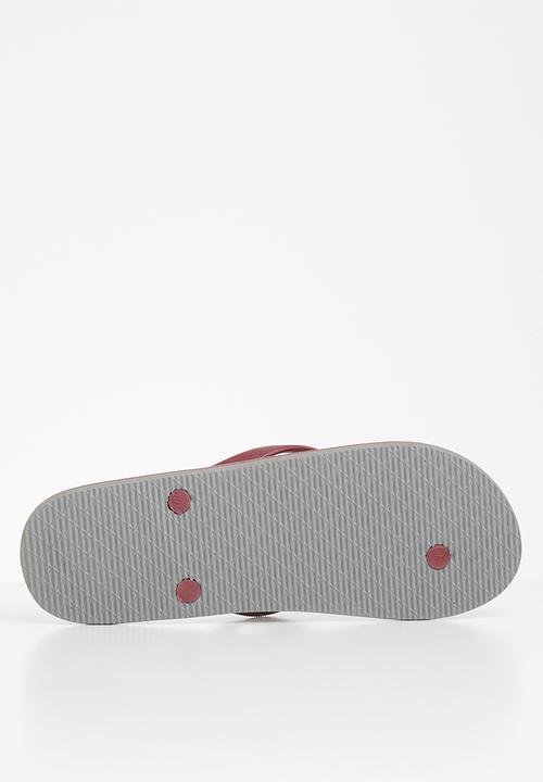 KAPPA - Authentic caius-2 tone  - grey & burgundy
