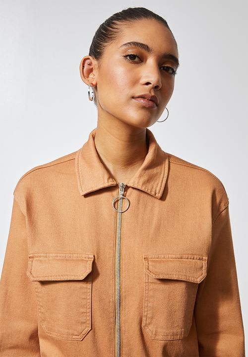 Superbalist - Boiler jumpsuit - tobacco