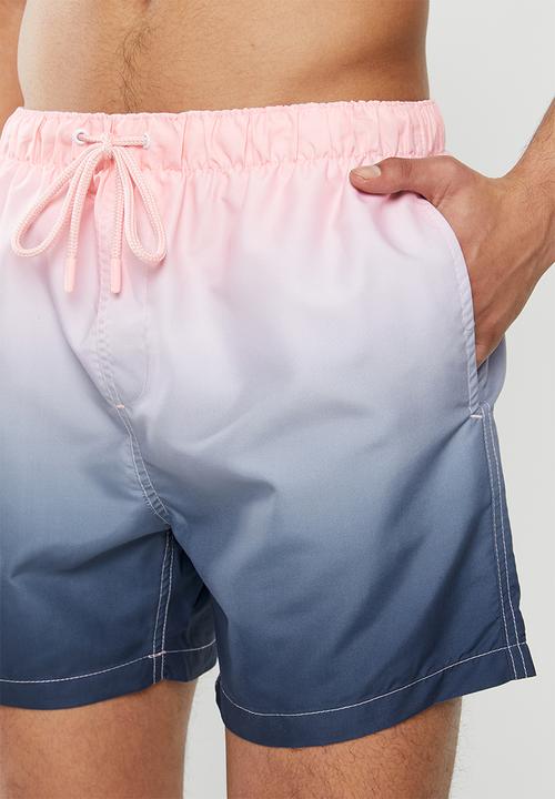 Brave Soul - Zantepkb swimshorts - pink & blue