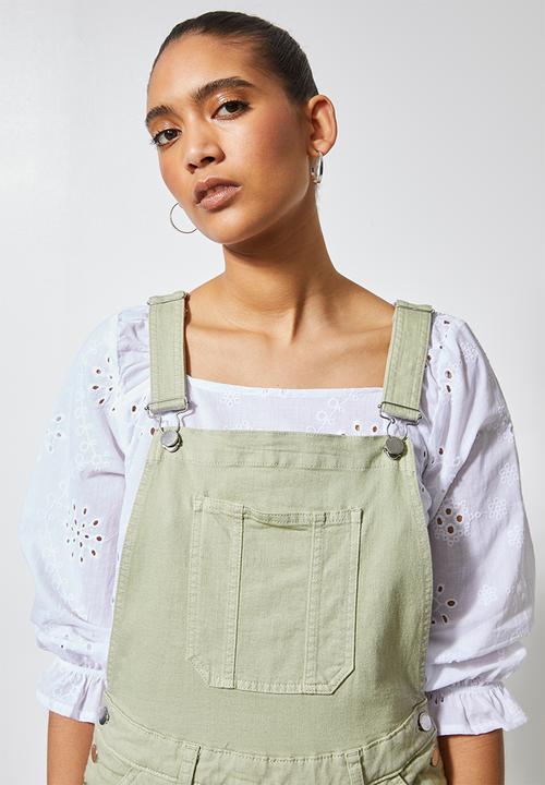 Superbalist - Short dungaree - sage