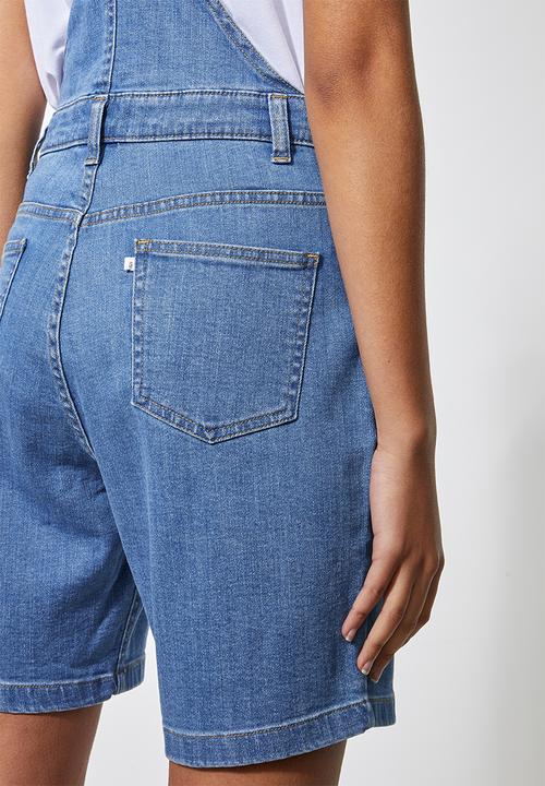 Superbalist - Short dungaree - blue