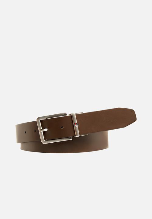 Tommy Hilfiger - Modern reversible leather belt 3.5 - black & brown 