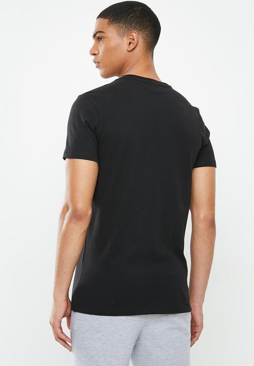 Superdry. - Core logo tag tee - black