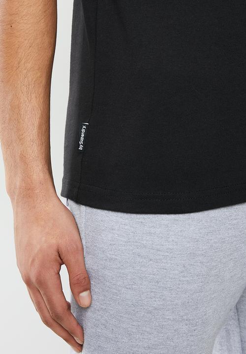 Superdry. - Core logo tag tee - black