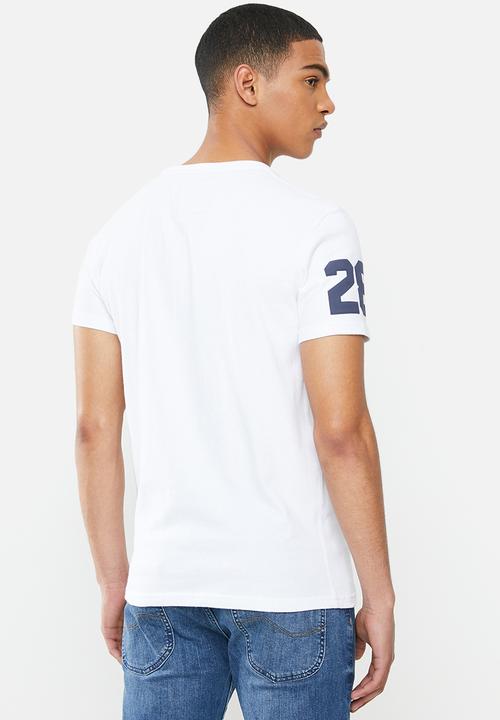 Superdry. - Vintage tri logo tee - white