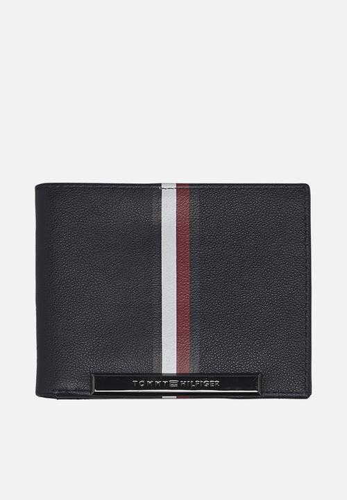 Tommy Hilfiger - Corp plaque stripe credit card holder - sky captain