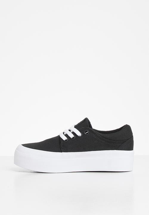 DC - Girls trase platform tx - black & white