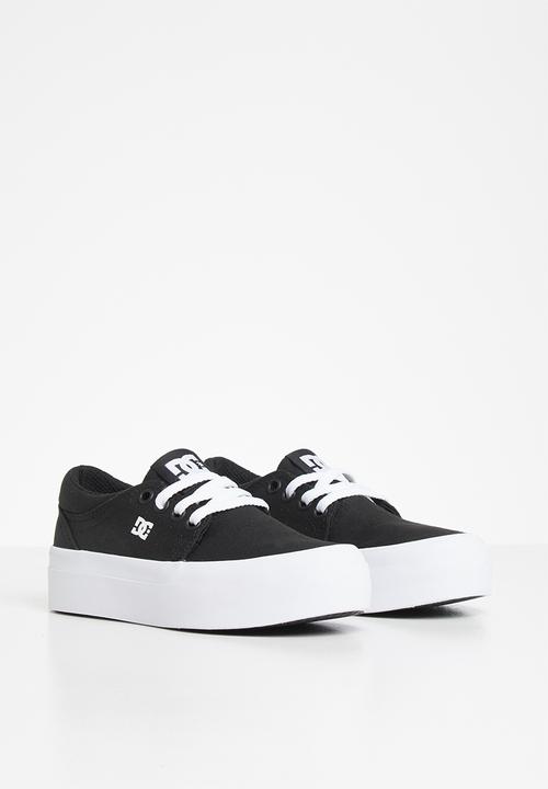 DC - Girls trase platform tx - black & white