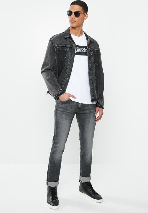Superdry. - Core logo tag tee - white
