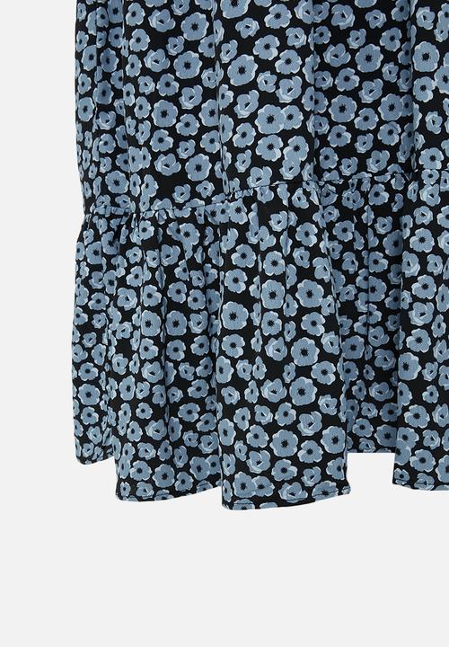 Glamorous - Petite mini floral tiered midi dress - multi