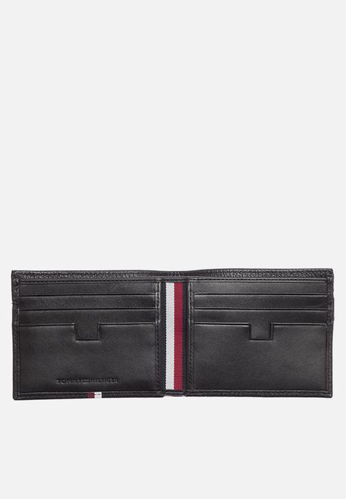 Tommy Hilfiger - Corporate leather mini wallet - black