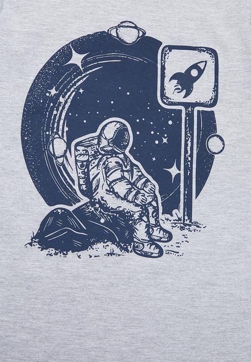 Rebel Republic - Tween boys pj set - grey & navy