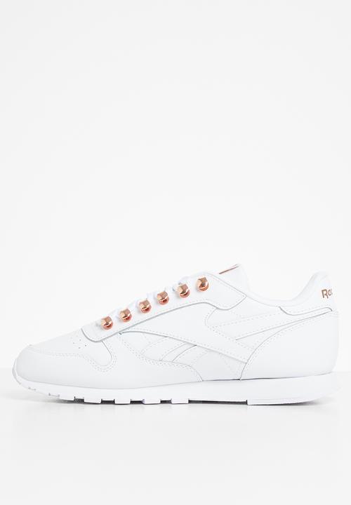 Reebok Classic - Classic leather - white/rose gold/white 