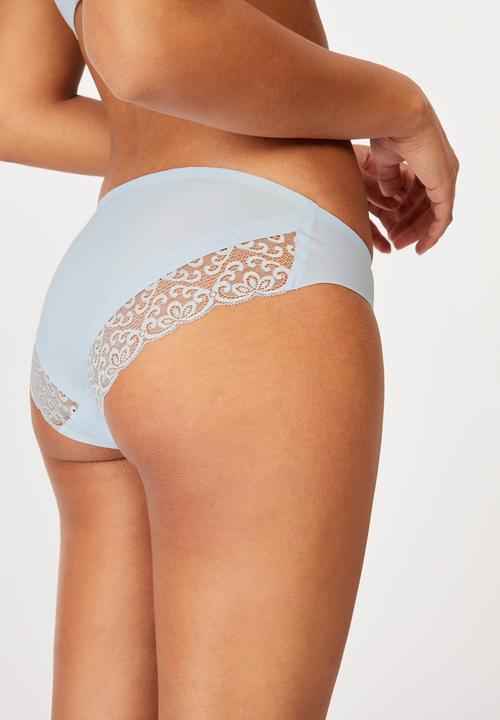 Cotton On - Party pants seamless bikini brief - icy moondrop