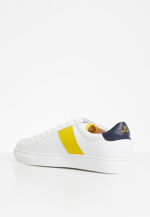 Jonathan D - J35 low sneaker - white & yellow