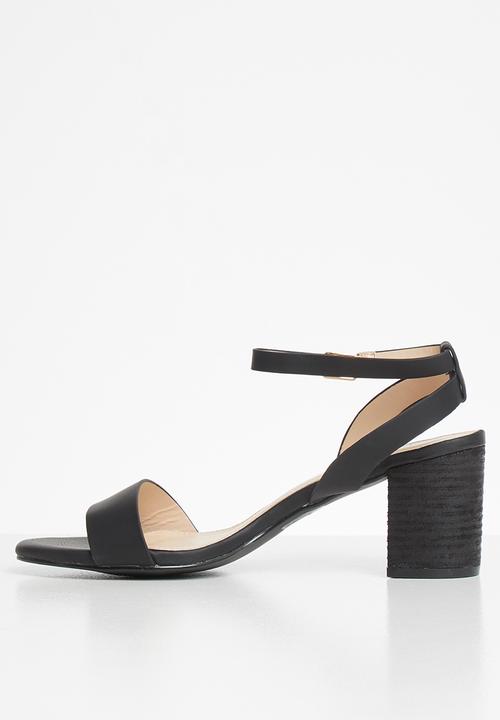edit - Gerri barely-there heel - black