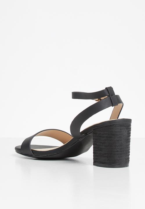 edit - Gerri barely-there heel - black