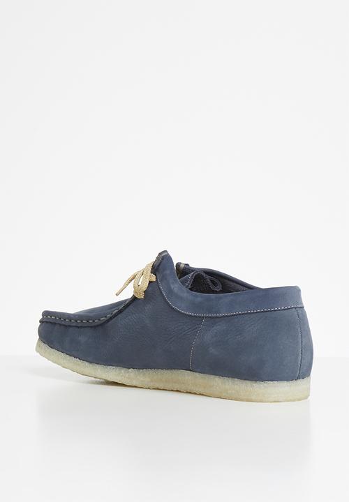 Grasshoppers - Tint doebuck leather mocassin - dark denim