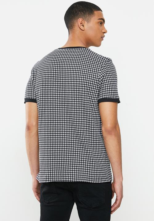 Brave Soul - Siamese T-shirts - black & white
