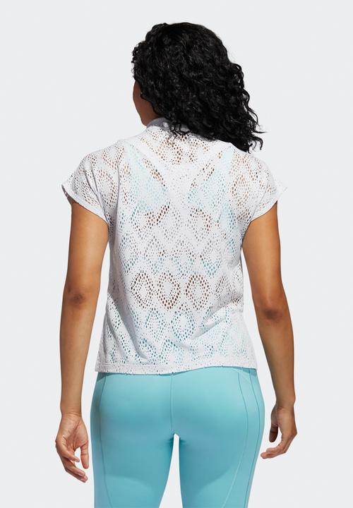 adidas Performance - Training short sleeve tee - blue