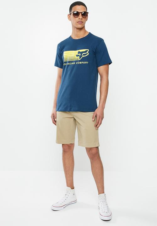 Fox - Drifter short sleeve tee - navy