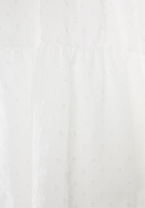Blake - Chiffon tiered mini skirt - ivory