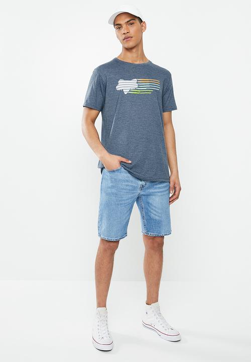 Fox - Lightspeed head short sleeve tee - navy