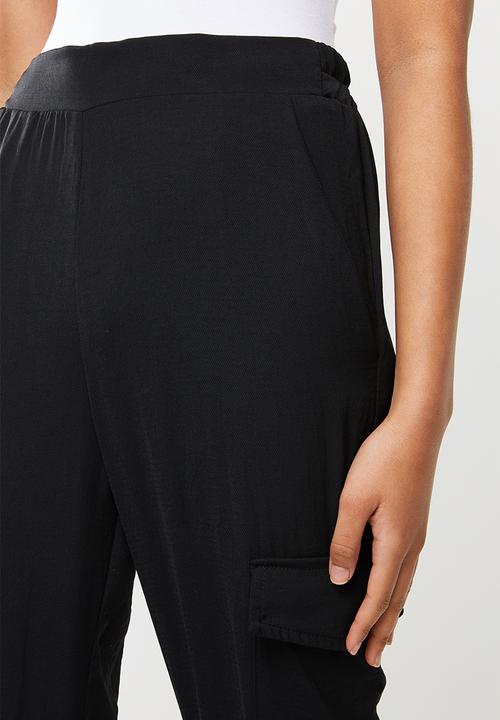 Blake - Cargo jogger - black