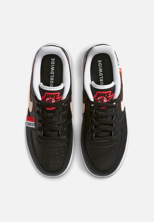 Nike - Nike air force 1 lv8 1 - black/flash crimson-white-white