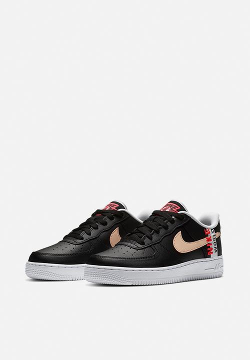 Nike - Nike air force 1 lv8 1 - black/flash crimson-white-white