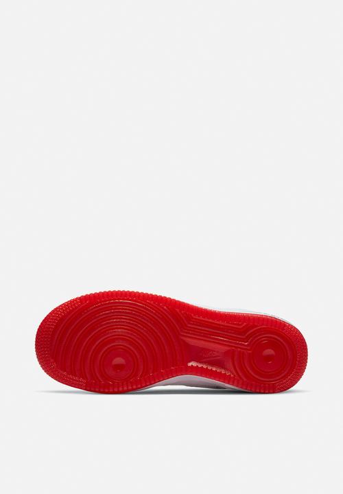 Nike - Nike air force 1 - white & university red