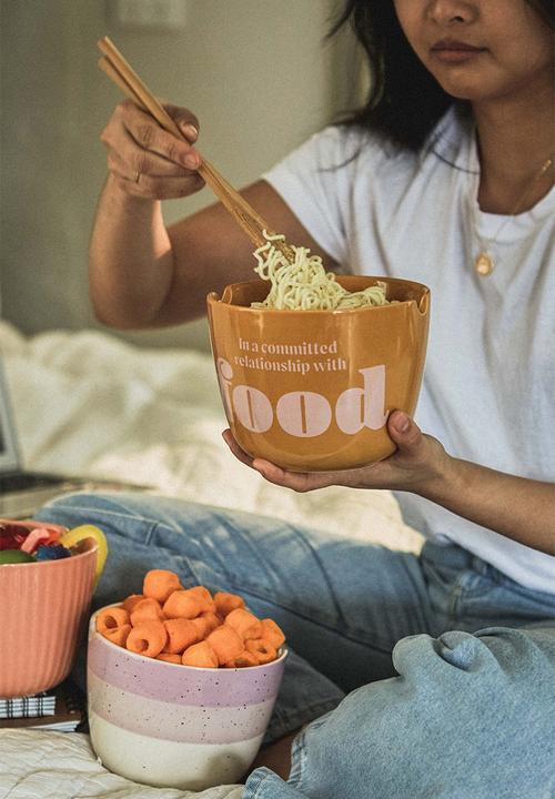 Typo - Novelty noodle bowl - orange 