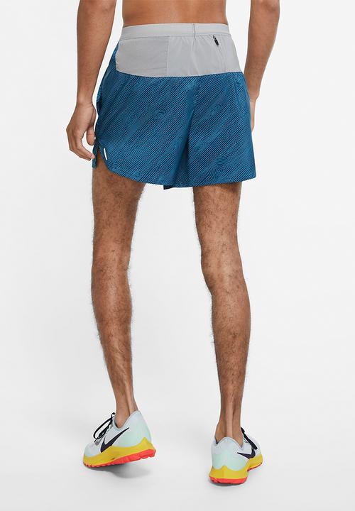 Nike - Flx stride 5-inch trail shorts - blue & grey