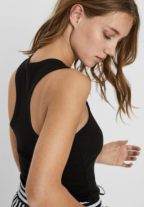 Vero Moda - Kaya sleeveless top - black