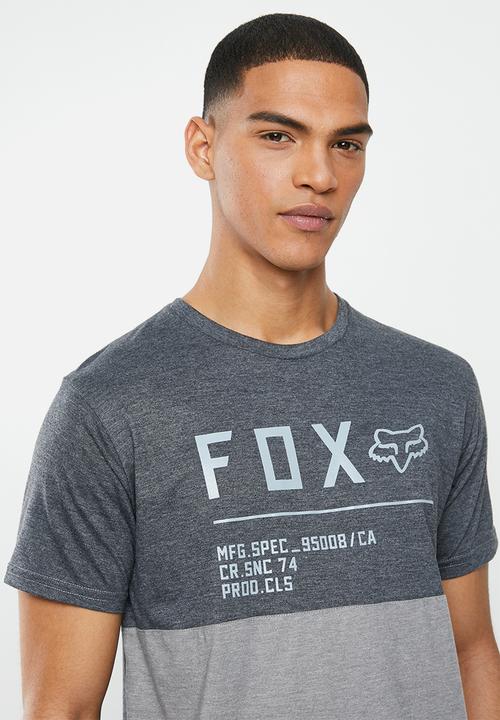 Fox - Standard issue short sleeve tee - charcoal