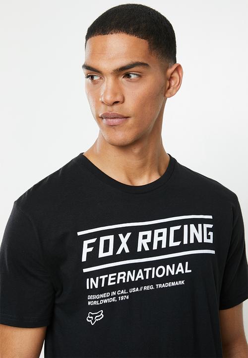 Fox - Justified short sleeve tee - black