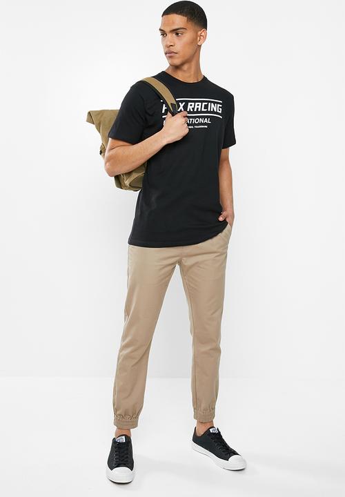 Fox - Justified short sleeve tee - black