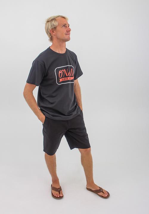 O'Neill - Anaconda short sleeve tee - asphalt