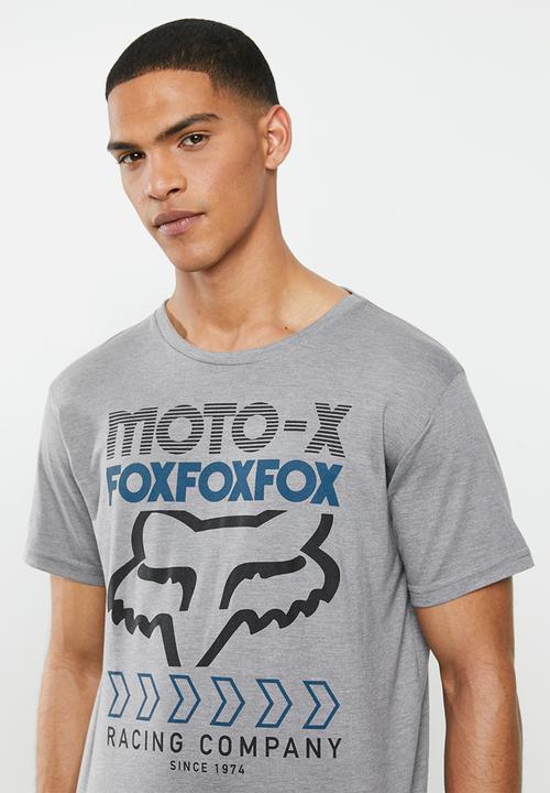 Fox - Fox fox fox short sleeve tee - grey