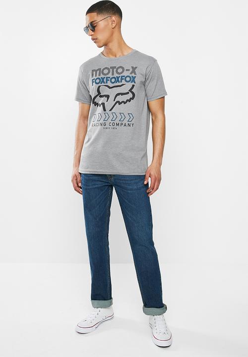 Fox - Fox fox fox short sleeve tee - grey