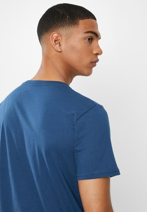 Fox - Boxed in short sleeve tee - navy