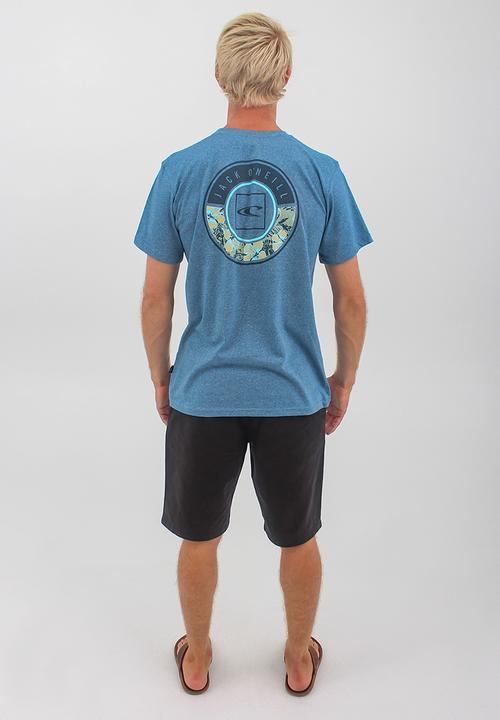 O'Neill - Valmera short sleeve tee - mid blue jaspe