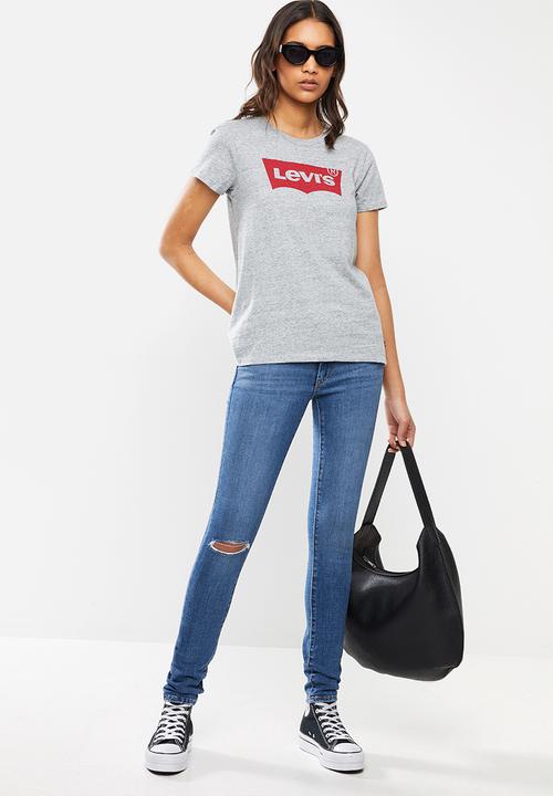 Levi’s® - The perfect tee - housemark smokestack heather